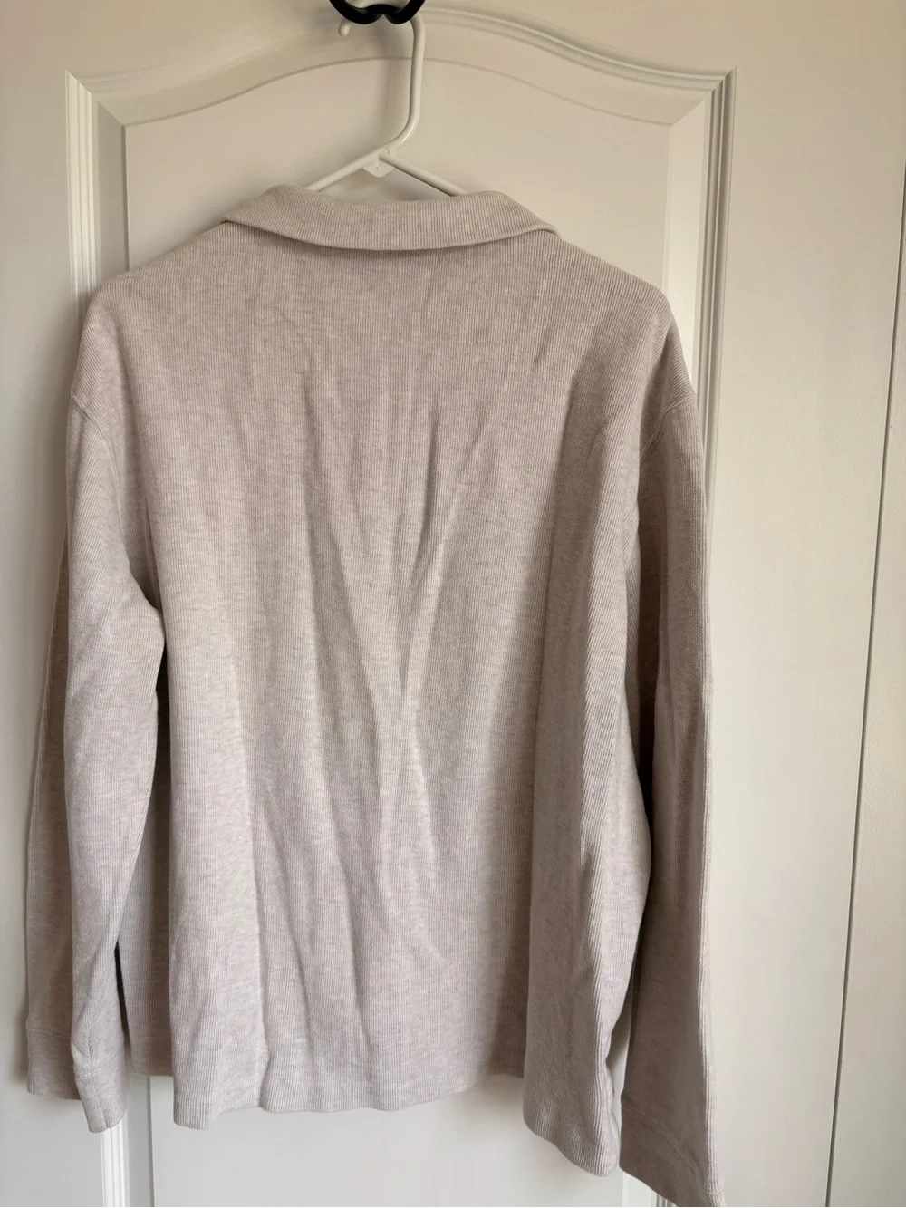 Polo by Ralph Lauren Light Beige Quarter-Zip Shirt Jacket